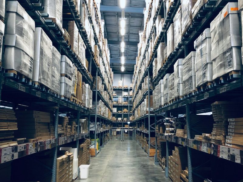 Warehouse racking stocked for same week delivery
